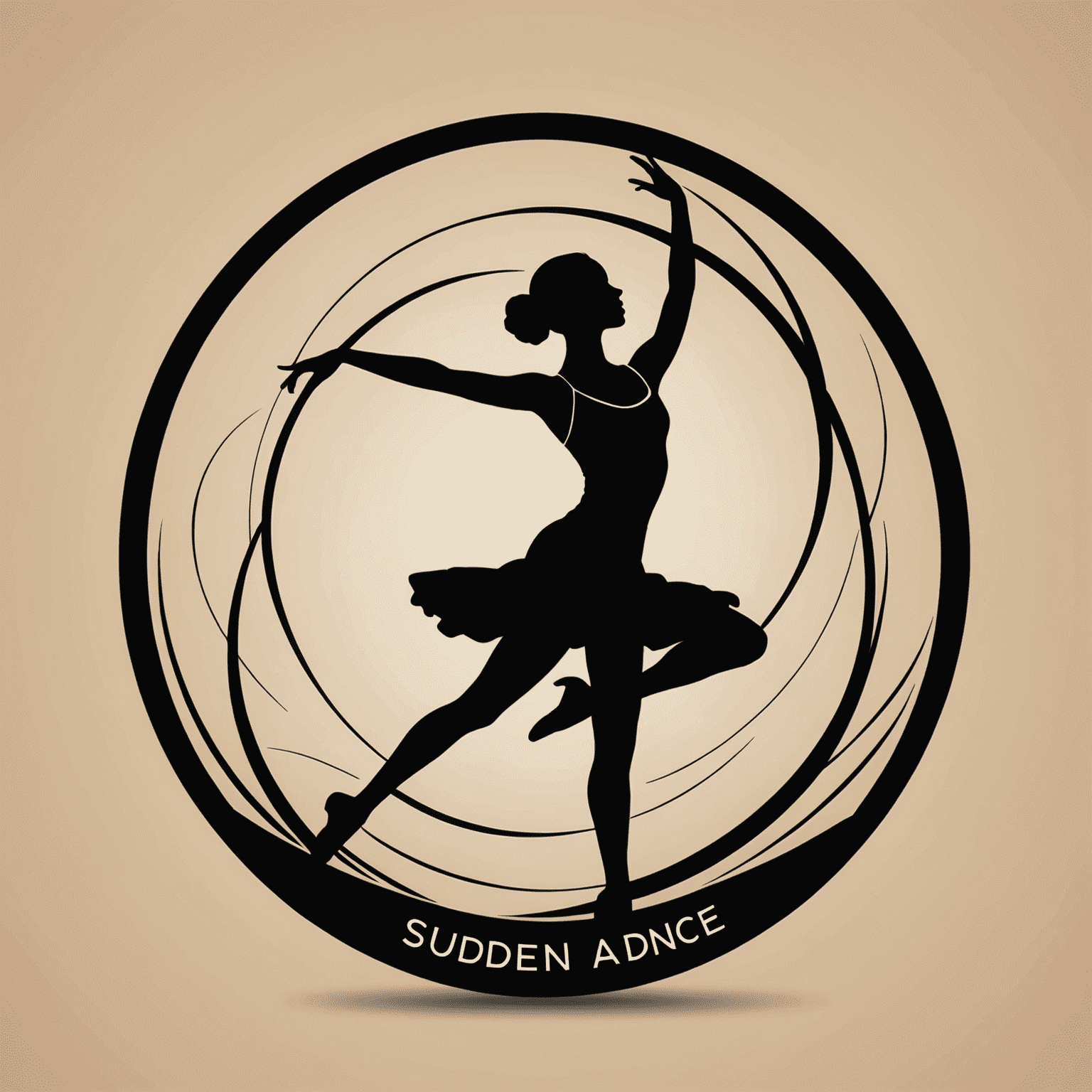 Meet New Friends Dance Classes Studio logo featuring a silhouette of a dancer in motion